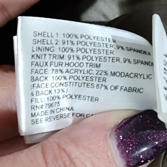 Michael Kors tan Taupe long puffer coat faux fur trim plus size 3X NEW!!! - Picture 10 of 14